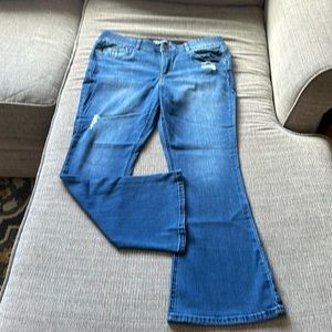 Democracy “ab”solution flare jeans. Size 12P